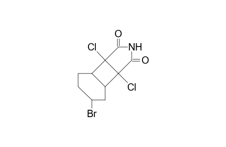 3-endo-Bromo-7,8-dichloro-cis-bicyclo(4.2.0)octane-endo, cis-7,8-dicarboximide