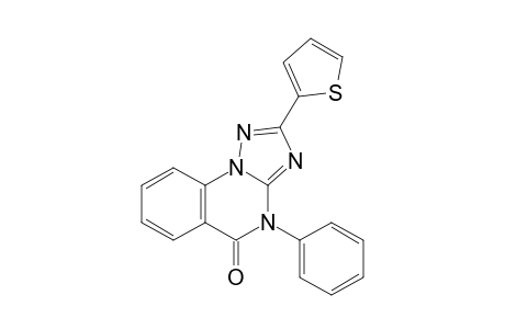 2-(2-Thienyl)-4-phenyl-1,2,4-triazolo[1,5-a]quinazolin-5(4H)-one