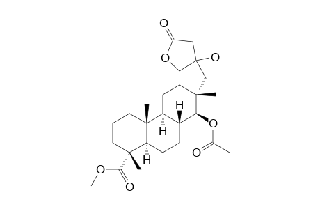 (1R,4aR,4bS,7R,8S,8aR,10aR)-8-acetoxy-7-[(3-hydroxy-5-keto-tetrahydrofuran-3-yl)methyl]-1,4a,7-trimethyl-3,4,4b,5,6,8,8a,9,10,10a-decahydro-2H-phenanthrene-1-carboxylic acid methyl ester