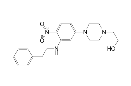 2-(4-(4-Nitro-3-[(2-phenylethyl)amino]phenyl)-1-piperazinyl)ethanol