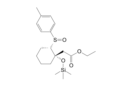 [1S,2S,2Rs]-1-[(Ethoxycarbonyl)methyl]-2-(p-tolylsulfinyl)-1-trimethylsilyloxycyclohexane