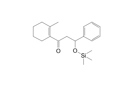 1-(2-methyl-1-cyclohexenyl)-3-phenyl-3-trimethylsilyloxypropan-1-one