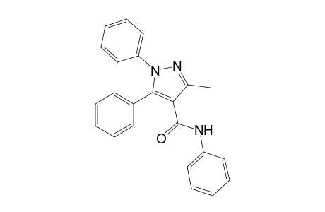 3-Methyl-N,1,5-triphenyl-1H-pyrazole-4-carboxamide