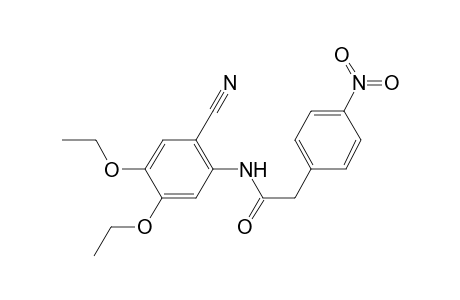 N-(2-cyano-4,5-diethoxy-phenyl)-2-(4-nitrophenyl)ethanamide