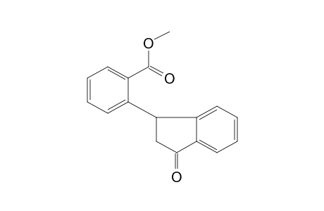 o-(3-oxo-1-indanyl)benzoic acid, methyl ester