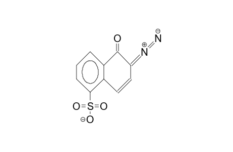 1,2-Naphthoquinone-5-sulfonate 2-diazide anion