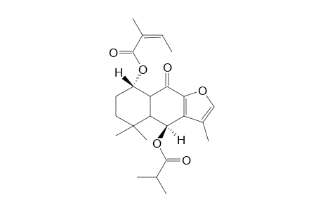 1.alpha.-(Angeloxy)-6.beta.-(isobutyroxy)-9-oxo-10.alpha.H-Furanoeremophilane