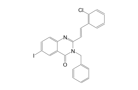3-benzyl-2-[(E)-2-(2-chlorophenyl)ethenyl]-6-iodo-4(3H)-quinazolinone