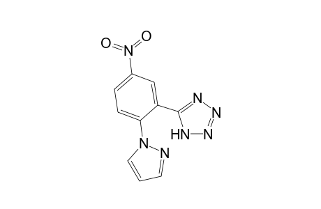 5-[5-Nitro-2-(1H-pyrazol-1-yl)phenyl]-1H-tetraazole
