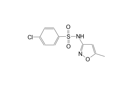 4-chloro-N-(5-methyl-3-isoxazolyl)benzenesulfonamide