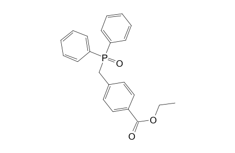 Benzoic acid, 4-(diphenylphosphinoxido)methyl-, ethyl ester