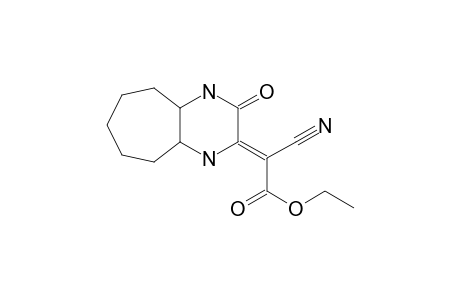 (2Z)-2-cyano-2-(3-keto-4,4a,5,6,7,8,9,9a-octahydro-1H-cyclohepta[e]pyrazin-2-ylidene)acetic acid ethyl ester