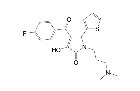 1-[3-(dimethylamino)propyl]-4-(4-fluorobenzoyl)-3-hydroxy-5-(2-thienyl)-1,5-dihydro-2H-pyrrol-2-one