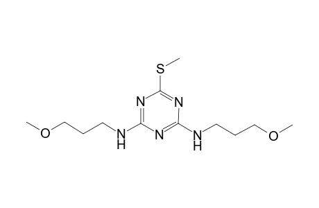 1,3,5-Triazine-2,4-diamine, N,N'-bis(3-methoxypropyl)-6-(methylthio)-