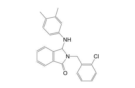 1H-isoindol-1-one, 2-[(2-chlorophenyl)methyl]-3-[(3,4-dimethylphenyl)amino]-2,3-dihydro-