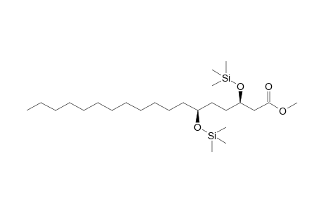 Methyl (3R,6S)-3,6-bis[(trimethylsilyl)oxy]-octadecanoate