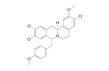 (-)-8-ALPHA-(4'-METHOXYBENZYL)-2-METHOXYBERBIN-3,10,11-TRIOL