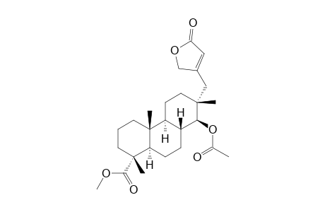 (1R,4aR,4bS,7R,8S,8aR,10aR)-8-acetoxy-7-[(5-keto-2H-furan-3-yl)methyl]-1,4a,7-trimethyl-3,4,4b,5,6,8,8a,9,10,10a-decahydro-2H-phenanthrene-1-carboxylic acid methyl ester