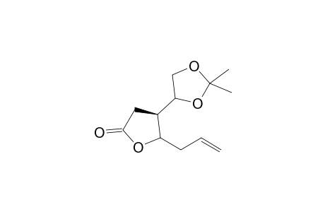 (3R)-4-Allyl-3-(2',2'-dimethyl-1',3'-dioxolan-4'-yl)-.gamma.-butyrolactone