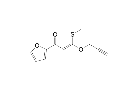 (Z)-1-(2-furanyl)-3-(methylthio)-3-prop-2-ynoxy-2-propen-1-one