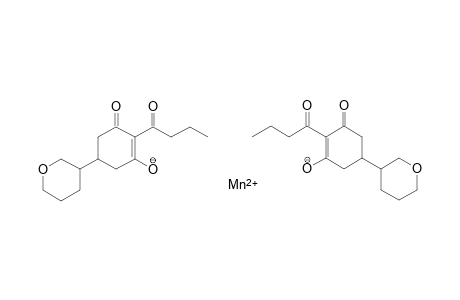 2-Cyclohexen-1-one, 3-hydroxy-2-(1-oxobutyl)-5-(tetrahydro-2H-pyran-3-yl)-, manganese salt