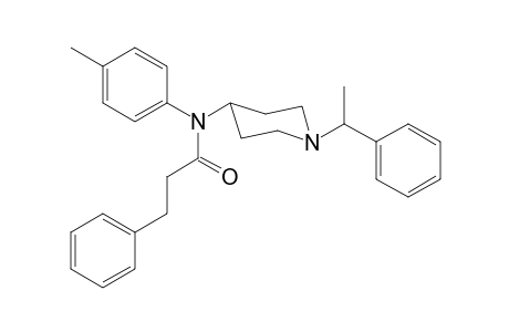 N-4-methylphenyl-3-phenyl-N-[1-(1-phenylethyl)piperidin-4-yl]propanamide
