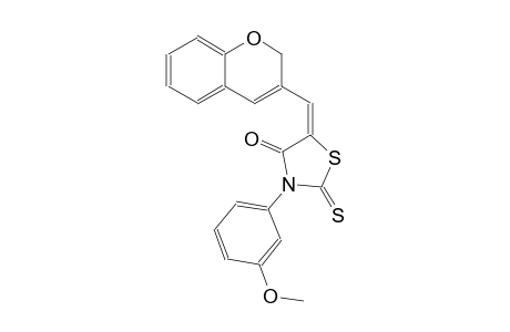 4-thiazolidinone, 5-(2H-1-benzopyran-3-ylmethylene)-3-(3-methoxyphenyl)-2-thioxo-, (5E)-