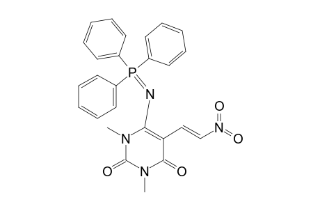 1,3-Dimethyl-5-(2-nitroethenyl)-2,4-dioxo-6-[(triphenylphosphoranylidene)amino]-1,2,3,4-tetrahydropyrimidine