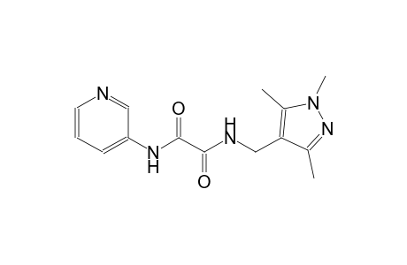 ethanediamide, N~1~-(3-pyridinyl)-N~2~-[(1,3,5-trimethyl-1H-pyrazol-4-yl)methyl]-