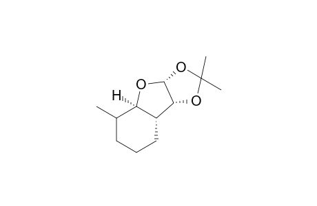 5,9,9-Trimethyl-10,11,12-trioxatricyclo[7.6.4.3.0.0]dodecane