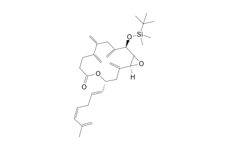 (1S,4R, 13R)-13-[(t-Butyl)dimethylsilyloxy]-2,9,10,12-tetramethylene-4-[(1E,4Z)-6'-methylhepta-1',4',6'-trienyl]-5,15-dioxabicyclo[12.1.0]pentadecan-6-one