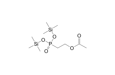 (2-Acetoxy-ethyl)-phosphonic acid, bis(trimethylsilyl) ester