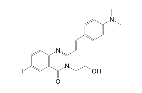 4(3H)-quinazolinone, 2-[(E)-2-[4-(dimethylamino)phenyl]ethenyl]-3-(2-hydroxyethyl)-6-iodo-