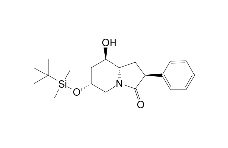 (2S,6R,8R,8aS)-6-(tert-Butyldimethylsilyloxy)-8-hydroxy-2-phenyl-3(8H)-indolizinone