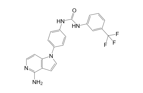 1-(4-(4-Amino-1H-pyrrolo[3,2-c]pyridin-1-yl)phenyl)-3-(3-trifluoromethyl-phenyl)urea