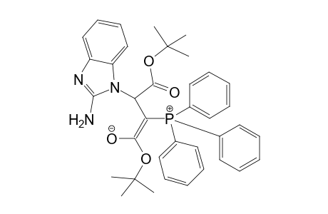 bis(t-Butyl) 2-(2'-aminobenzimidazol)-3-(triphenylphosphoranylidene)butanedioate