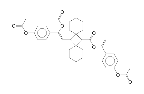 2,14-DIOXATETRASPIRO[4.0.5.0.4.0.5.0]DOCOSA-3,15-DIEN-1,13-DIONE, (5-alpha,12-beta)-3,15-BIS(4-ACETOXYPHENYL)-