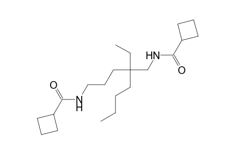 N-(4-{[(cyclobutylcarbonyl)amino]methyl}-4-ethyloctyl)cyclobutanecarboxamide