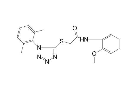 2-[1-(2,6-dimethylphenyl)tetrazol-5-yl]sulfanyl-N-(2-methoxyphenyl)acetamide