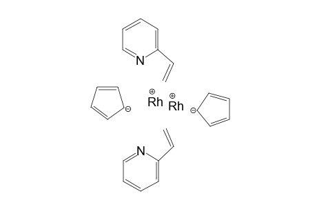 Bis[(eta5-cyclopentadienyl)(mu-eta1:eta2-2-vinylpyridin)rhodium]