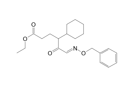 Ethyl (E)-6-((benzyloxy)imino)-4-cyclohexyl-5-oxohexanoate