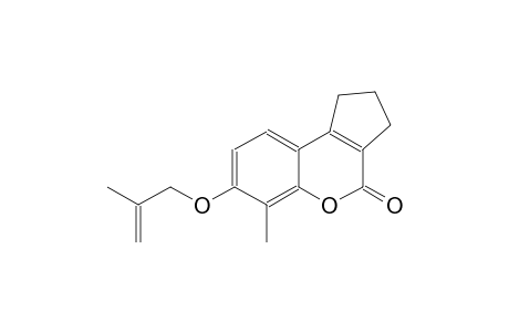 6-methyl-7-[(2-methyl-2-propenyl)oxy]-2,3-dihydrocyclopenta[c]chromen-4(1H)-one