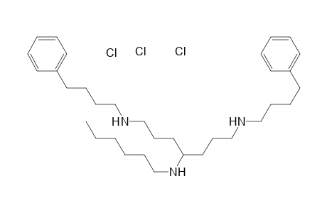 N1,N7-Bis-(4-phenylbutyl)-N4-hexyl-heptane-1,4,7-triamine trihydrochloride
