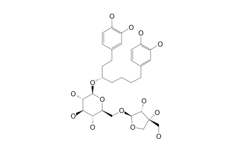 3-DEOXOHIRSUTANONOL-5-O-(6-O-BETA-D-APIOFURANOSYL)-BETA-D-GLUCOPYRANOSIDE