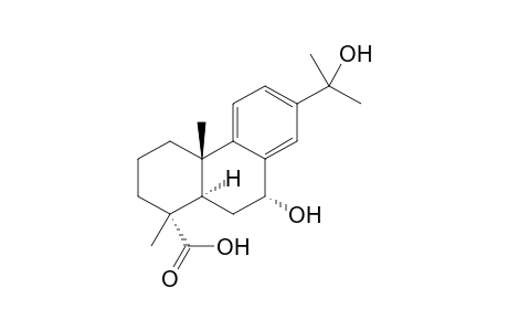 [1R-(1.alpha.,4a.beta.,10a.alpha.)]-1,2,3,4,4a,9,10,10a-octahydro-7-hydroxy-1,4a-dimethyl-7-(1-hydroxy-1-methylethyl)phenanthrene-1-carboxylic acid