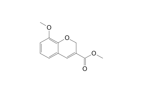 8-methoxy-2H-1-benzopyran-3-carboxylic acid methyl ester