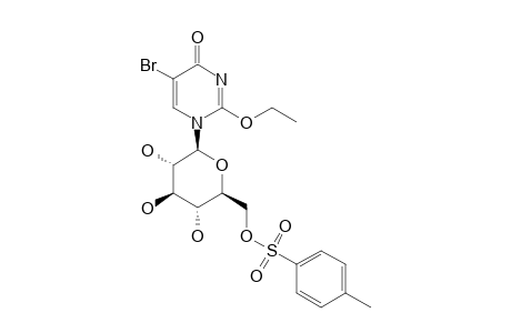 1-(6-O-PARA-TOLYL-SULFONYL-BETA-D-GLUCOPYRANOSYL)-5-BROMO-2-ETHOXY-PYRIMIDIN-4-(1H)-ONE