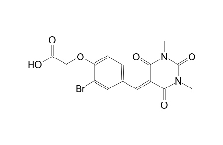 acetic acid, [2-bromo-4-[(tetrahydro-1,3-dimethyl-2,4,6-trioxo-5(2H)-pyrimidinylidene)methyl]phenoxy]-