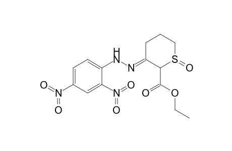 (3E)-3-[(2,4-dinitrophenyl)hydrazinylidene]-1-oxo-2-thianecarboxylic acid ethyl ester