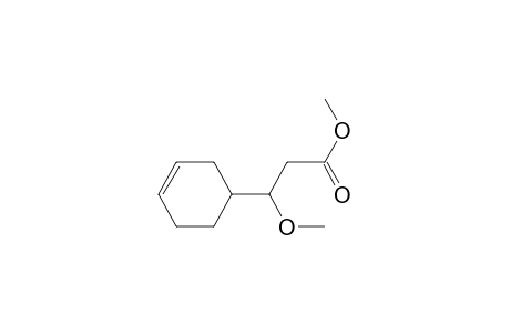 Methyl 3-(4-cyclohexen-1-yl)-3-methoxypropanoate